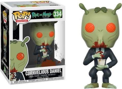POP! Animation #334: Rick and Morty - Cornvelious Daniel (Funko POP!) Figure and Box w/ Protector