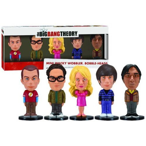 Mini Wacky Wobbler Bobble-Heads: The Big Bang Theory (Funko) NEW