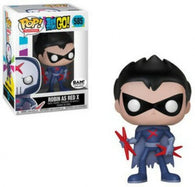 POP! Television #585: Teen Titans Go! - Robin as Red X Unmasked (Bam Exclusive) (Funko POP!) Figure and Box w/ Protector