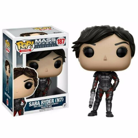 POP! Games #187: Mass Effect Andromeda - Sara Ryder (N7) (Best Buy Exclusive) (Funko POP!) Figure and Box w/ Protector