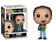 POP! Animation #302: Rick and Morty - Jerry (Funko POP!) Figure and Box w/ Protector