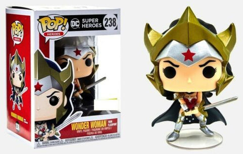 POP! Heroes #238: DC Super Heroes - Wonder Woman (Hot Topic Exclusive) (Funko POP!) Figure and Original Box