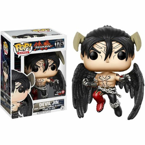 POP! Games #176: Tekken - Devil Jin (GameStop Exclusive) (Funko POP!) Figure and Box w/ Protector