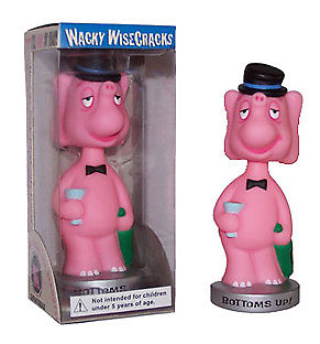 Wacky Wisecracks Series 1: Pink Elephant "Bottoms Up" (FUNKO) Pre-Owned: Figure and Box