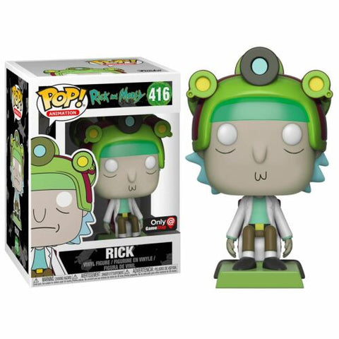 POP! Animation #416: Rick and Morty - Rick (GameStop Exclusive) (Funko POP!) Figure and Box w/ Protector