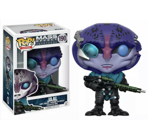 POP! Games #190: Mass Effect Andromeda - Jaal (Funko POP!) Figure and Box w/ Protector
