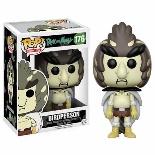 POP! Animation #176: Rick and Morty - Birdperson (Funko POP!) Figure and Box w/ Protector (Box Damage)