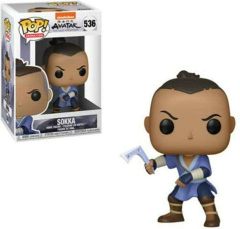 POP! Animation #536: Nickelodeon - Avatar The Last Airbender - Sokka (Funko POP!) Figure and Box w/ Protector