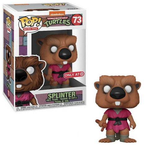 POP! Retro Toys #73: TMNT Splinter (Target Exclusive) (Funko POP!) Figure and Box + Protector