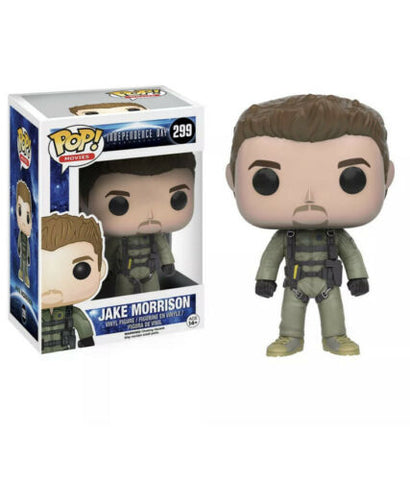 POP! Movies #299: Independence Day - Jake Morrison (Funko POP!) Figure and Box w/ Protector