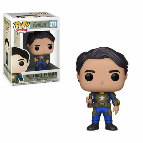 POP! Games #371: Fallout - Vault Dweller (Male) (Funko POP!) Figure and Box w/ Protector