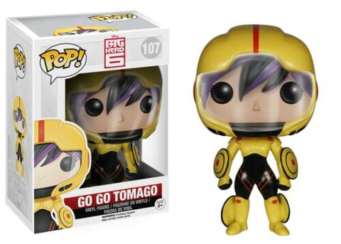 POP! Disney #107: Big Hero 6 - Go Go Tomago (Funko POP!) Figure and Box w/ Protector