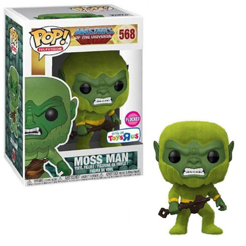 POP! Television #568: Masters of the Universe - Moss Man (Flocked) (Toys R US Exclusive) (Funko POP!) Figure and Box w/ Protector