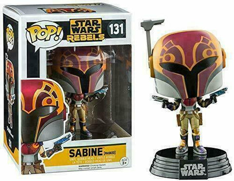 POP! Star Wars Rebels: #131 Sabine [Masked] (Wal-Greens Exclusive) (Funko POP! Bobblehead) Figure and Original Box