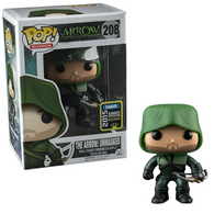 POP! Television #208: Arrow The Television Series - The Arrow Unmasked (2015 San Diego Comic Con International Limited Edition Exclusive) (Funko POP!) Figure and Box w/ Protector