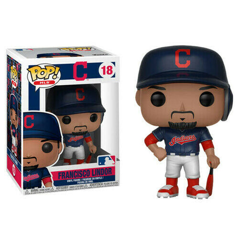 POP! MLB #18: Cleveland Indians - Francisco Lindor (Funko POP!) Figure and Original Box