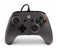 PowerA Wired Controller - Brushed Gunmetal (Xbox One) Pre-Owned (Controller ONLY - Cord NOT included)