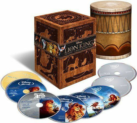 The Lion King Trilogy (Blu-ray/DVD, 2011, 8-Disc Set, Diamond