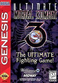 Ultimate Mortal Kombat 3 (Sega Genesis) Pre-Owned: Cartridge, Manual, and Box
