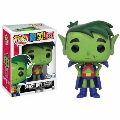POP! Television #337: Teen Titans Go! - Beast Boy as Martian Manhunter (Toys R Us Exclusive) (Funko POP!) Figure and Box w/ Protector