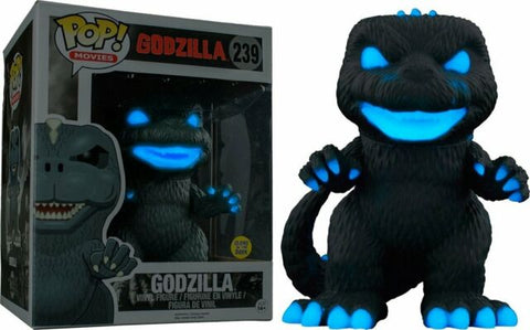 POP! Movies #239: Godzilla (PX Previews Exclusive) (Glows in the Dark) (Funko POP!) Figure and Box