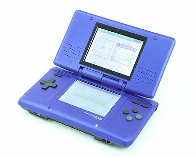 System - Electric Blue (Original Nintendo DS) Pre-Owned w/ Charger & Stylus