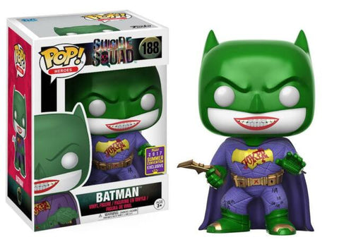POP! Heroes #188: Suicide Squad - Batman (2017 Summer Convention Exclusive) (Funko POP!) Figure and Box w/ Protector