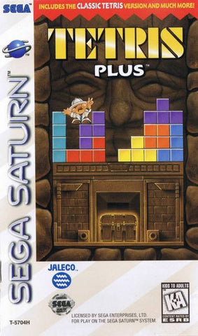 Tetris Plus (Sega Saturn) Pre-Owned: Game, Manual, and Case