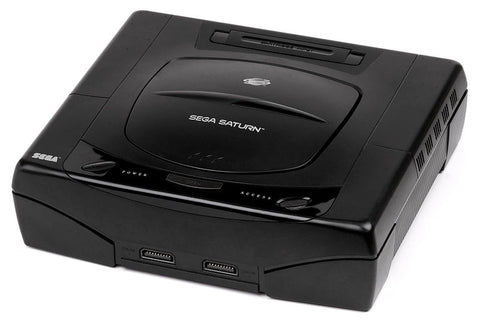 CONSOLE ONLY (Black - Model 1 / MK-80000) (Sega Saturn) Pre-Owned