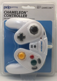 Chameleon Controller w/ Turbo White (PDP) (Nintendo Wii & GameCube) (NEW)