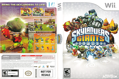 Skylanders Giants (Game Only) (Nintendo Wii) Pre-Owned: Game, Manual, and Case