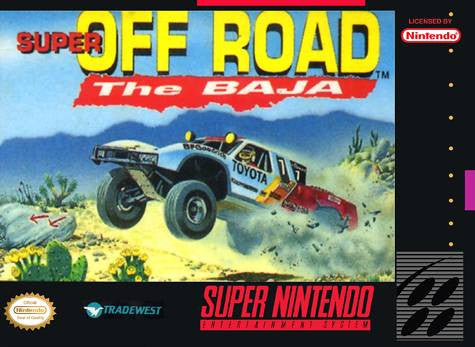 Super Off Road The Baja (Super Nintendo / SNES Game) Cartridge Only 1