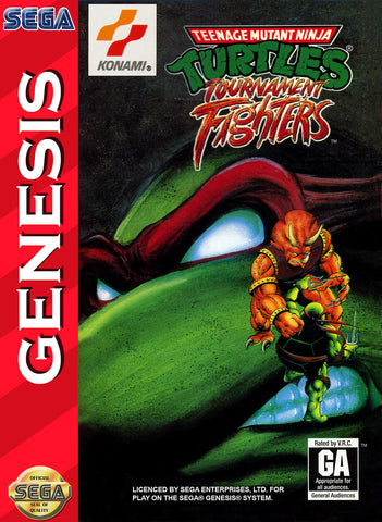 Teenage Mutant Ninja Turtles: Tournament Fighters (Sega Genesis) Pre-Owned: Game, Manual, and Case