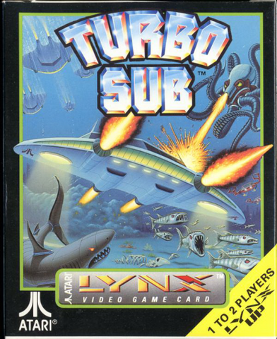 Turbo Sub (Atari Lynx) Pre-Owned: Game, Manual, and Box