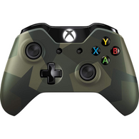 Wireless Controller - Official Microsoft - Armed Forces Green Camo (Xbox One) Pre-Owned