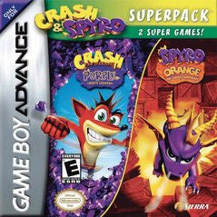 Crash and Spyro Superpack (Nintendo Game Boy Advance) Pre-Owned: Cartridge Only
