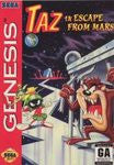 Taz in Escape from Mars (Sega Genesis) Pre-Owned: Game, Manual, and Case