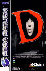 D (Sega Saturn) Pre-Owned: Game, Manual, and Case