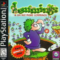 Lemmings and Oh No More Lemmings (Black Label) (Playstation 1) Pre-Owned: Disc Only