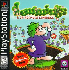 Lemmings and Oh No More Lemmings (Playstation 1) Pre-Owned