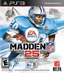 Madden NFL 25 Anniversary Edition (Playstation 3) Pre-Owned: Game, Manual, and Case