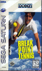 Break Point Tennis (Sega Saturn) Pre-Owned: Game, Manual, and Case