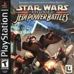 Star Wars Episode I Jedi Power Battles (Playstation 1) Pre-Owned: Game, Manual, and Case