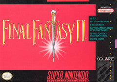 Final Fantasy II  (Super Nintendo) Pre-Owned: Game, Manual, Map, and Box