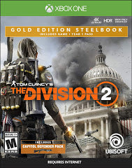 The Division 2 (Tom Clancy's) (Steelbook Edition Case w/ Standard Game) (Xbox One) Pre-Owned