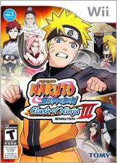 Naruto Shippuden: Clash of Ninja Revolution 3 (Nintendo Wii) Pre-Owned: Game and Case