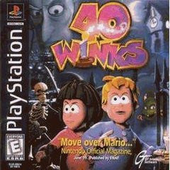 40 Winks  (Playstation 1) Pre-Owned: Game, Manual, and Case