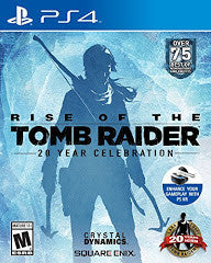 Rise of the Tomb Raider 20th Anniversary Celebration (Playstation 4) Pre-Owned: Game and Book/Case