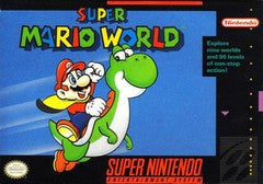Super Mario World (Super Nintendo) Pre-Owned: Game, Manual, and Box