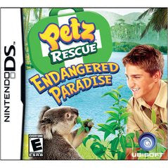 Petz Rescue Endangered Paradise (Nintendo DS) Pre-Owned: Game, Manual, and Case